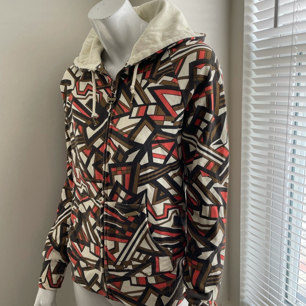 Volcom Colorful Geometric Pattern Youth Unisex Zi… - image 2